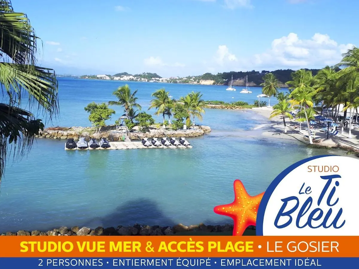 Ti Bleu • Studio Vue Mer & Acces Plage Le Gosier  Apartment